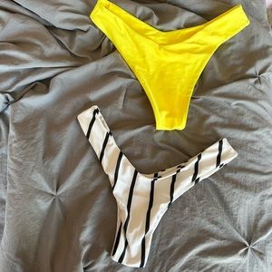 Thong bikini Bottoms Size Medium